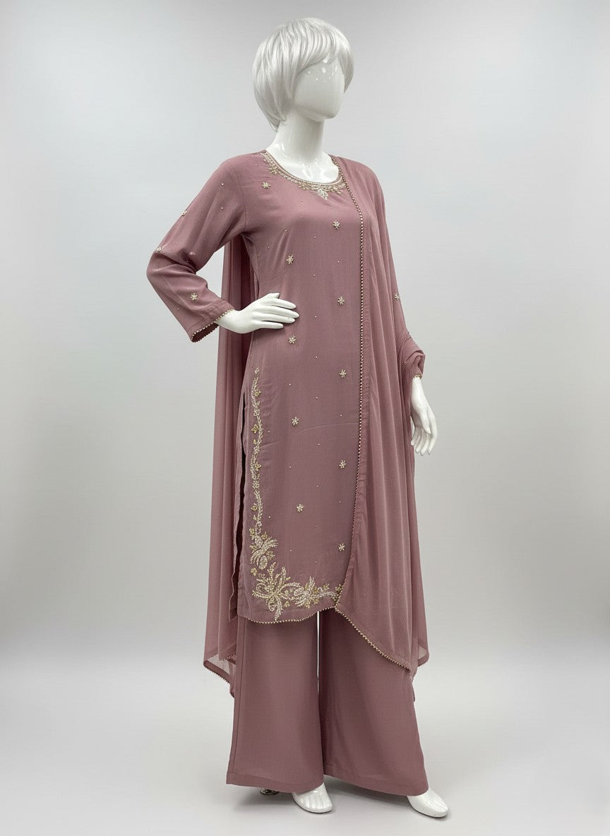 HAND WORK EMBROIDERED 3 PC STITCHED